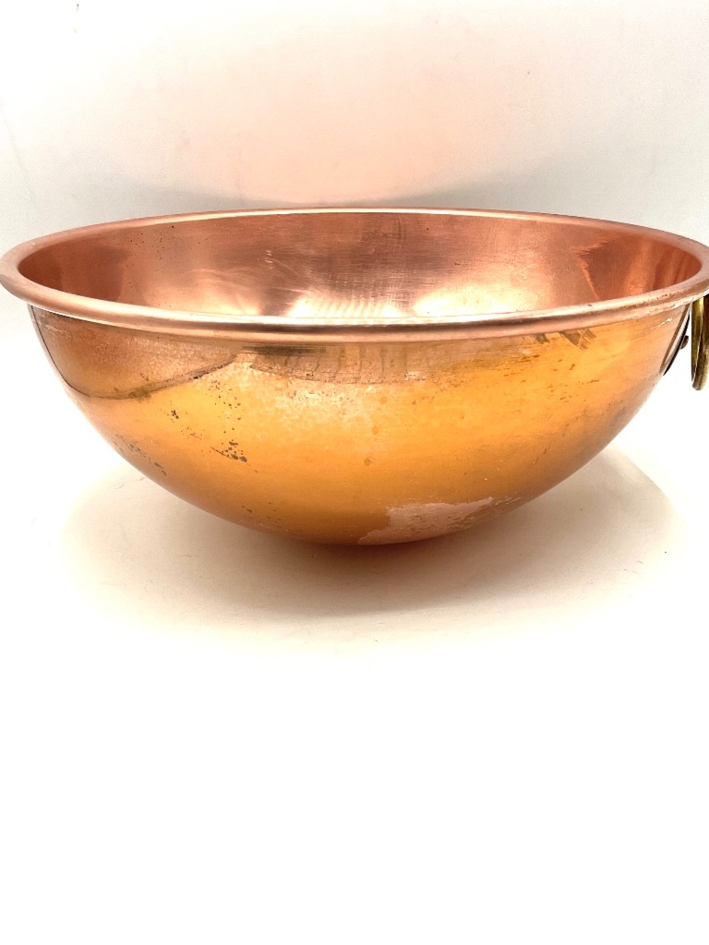Copper Mixing Whisking Bowl  8.5"